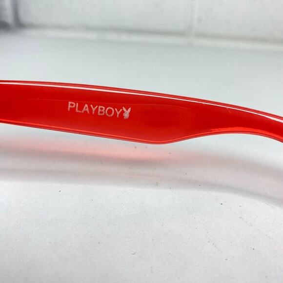 Vintage Playboy 70\'s‎ Blue red PB00109-15 Sunglasses Frame Blue Lens H1354 main image 4